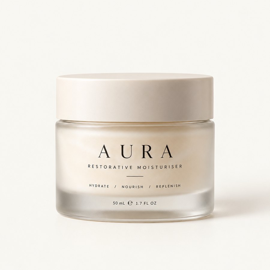 Moisturiser for a skincare campaign